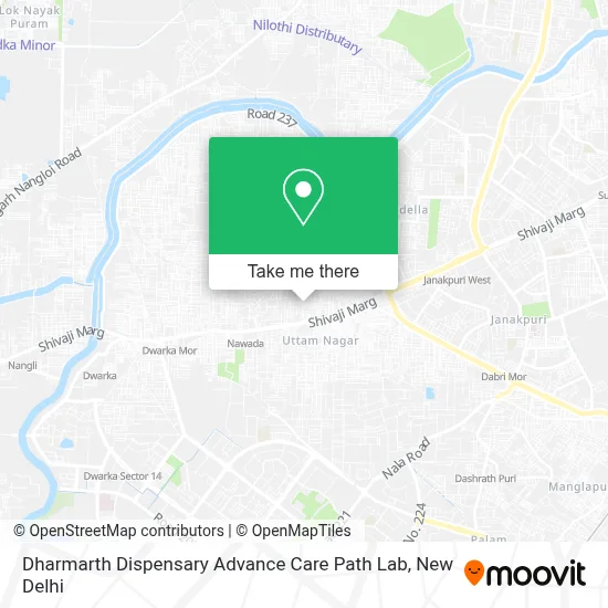 Dharmarth Dispensary Advance Care Path Lab map