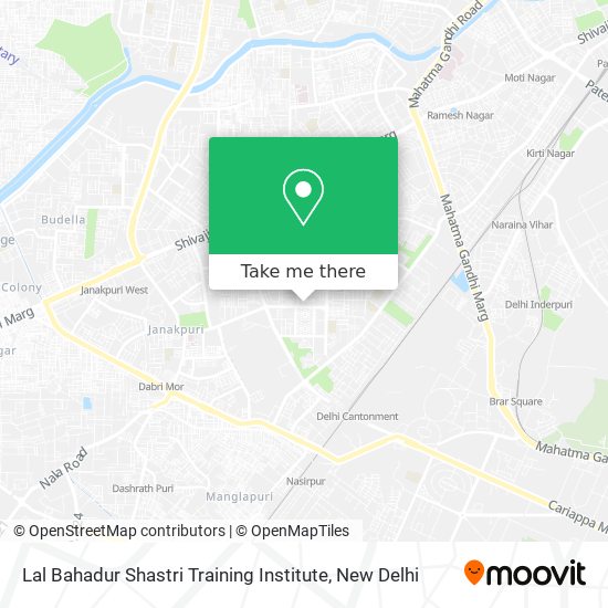 Lal Bahadur Shastri Training Institute map