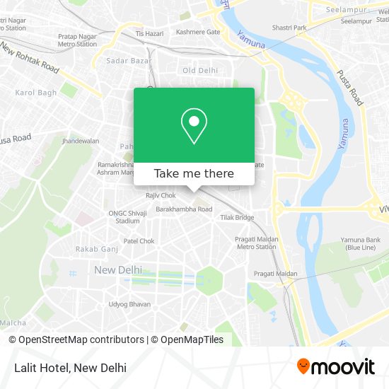 Lalit Hotel map