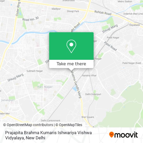 Prajapita Brahma Kumaris Ishwariya Vishwa Vidyalaya map