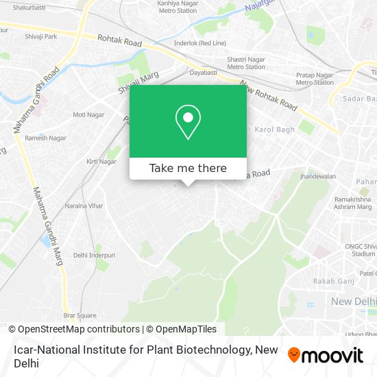 Icar-National Institute for Plant Biotechnology map