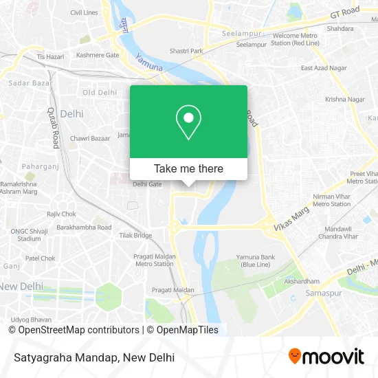 Satyagraha Mandap map