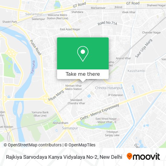 Rajkiya Sarvodaya Kanya Vidyalaya No-2 map