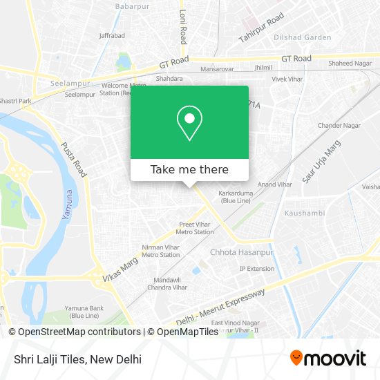 Shri Lalji Tiles map