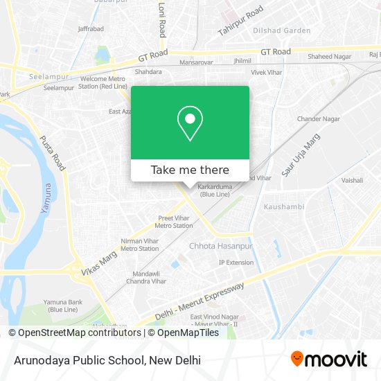 Arunodaya Public School map