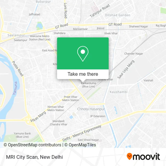 MRI City Scan map