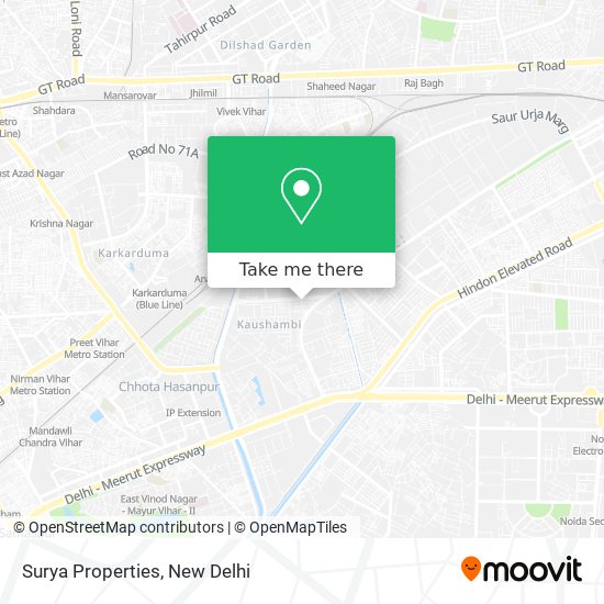 Surya Properties map