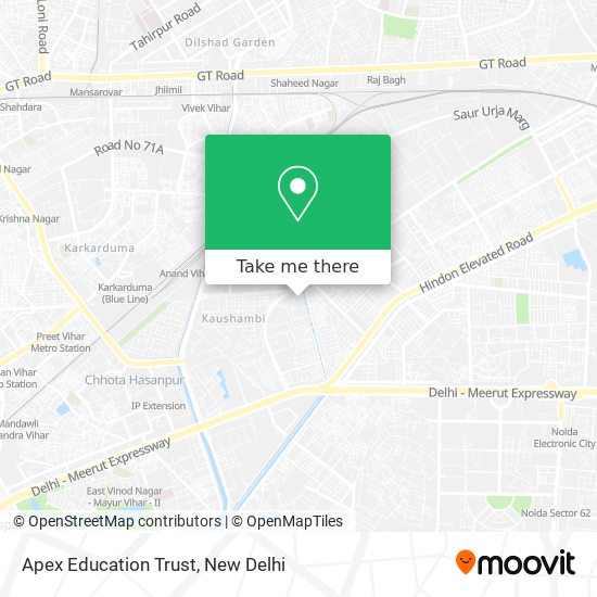 Apex Education Trust map