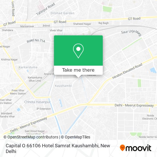 Capital O 66106 Hotel Samrat Kaushambhi map
