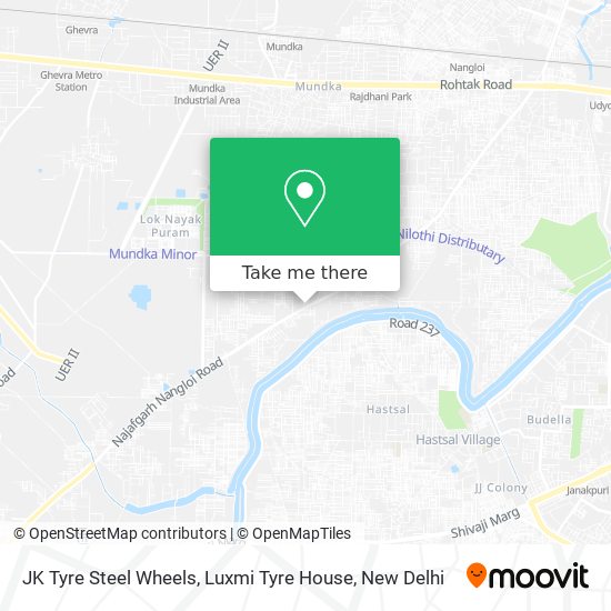JK Tyre Steel Wheels, Luxmi Tyre House map