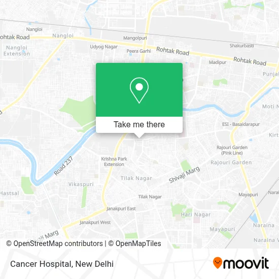 Cancer Hospital map