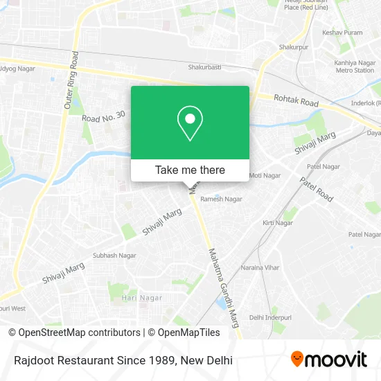 Rajdoot Restaurant Since 1989 map
