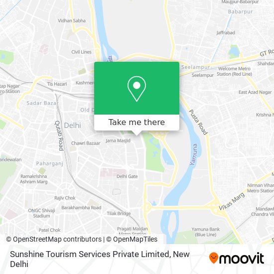 Sunshine Tourism Services Private Limited map