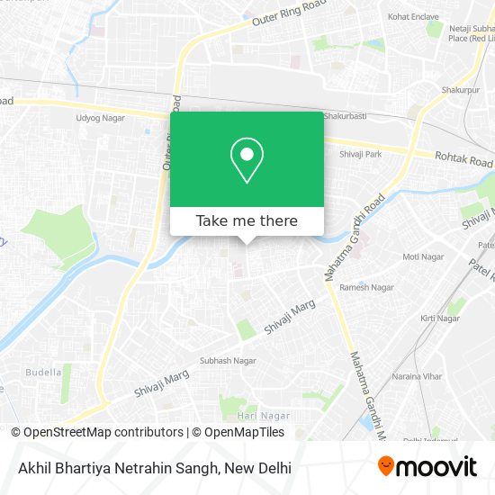 Akhil Bhartiya Netrahin Sangh map