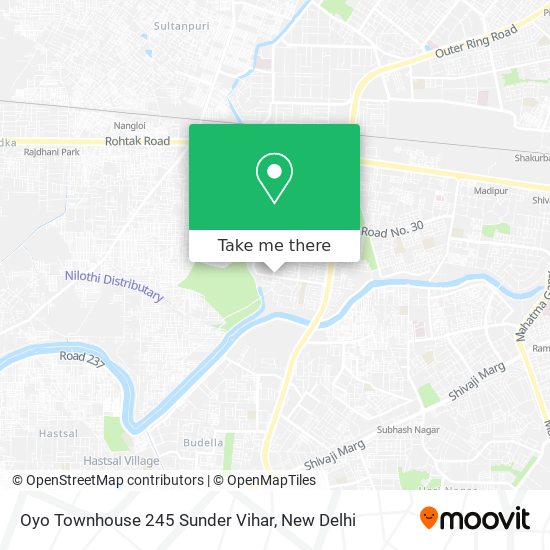 Oyo Townhouse 245 Sunder Vihar map