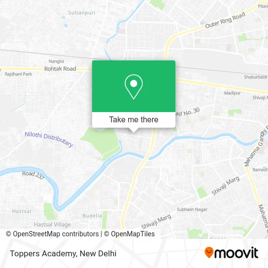 Toppers Academy map