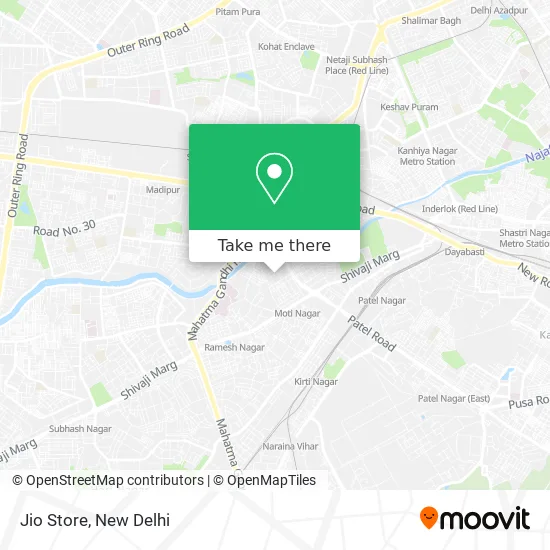 Jio Store map
