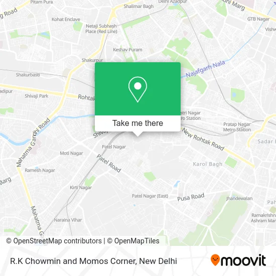 R.K Chowmin and Momos Corner map