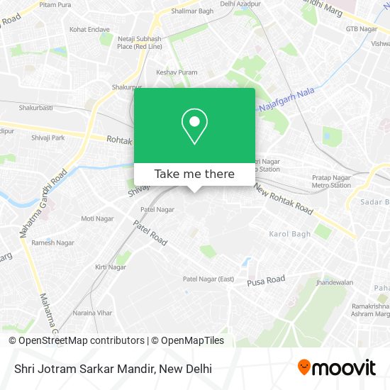 Shri Jotram Sarkar Mandir map
