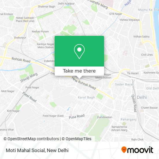 Moti Mahal Social map