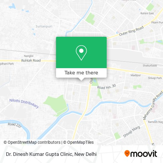 Dr. Dinesh Kumar Gupta Clinic map