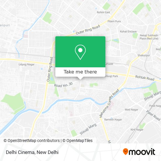 Delhi Cinema map