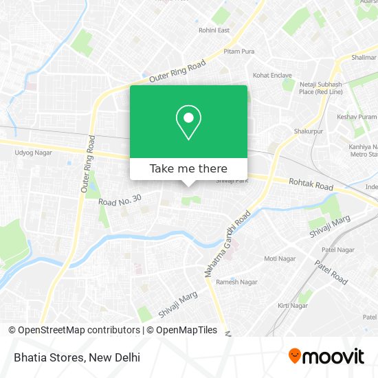 Bhatia Stores map