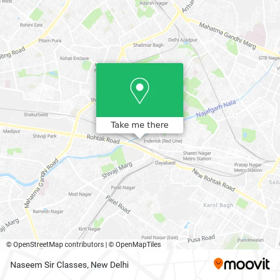 Naseem Sir Classes map