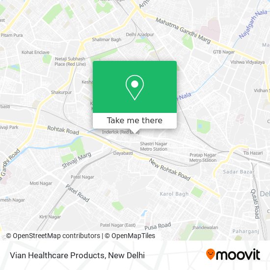 Vian Healthcare Products map