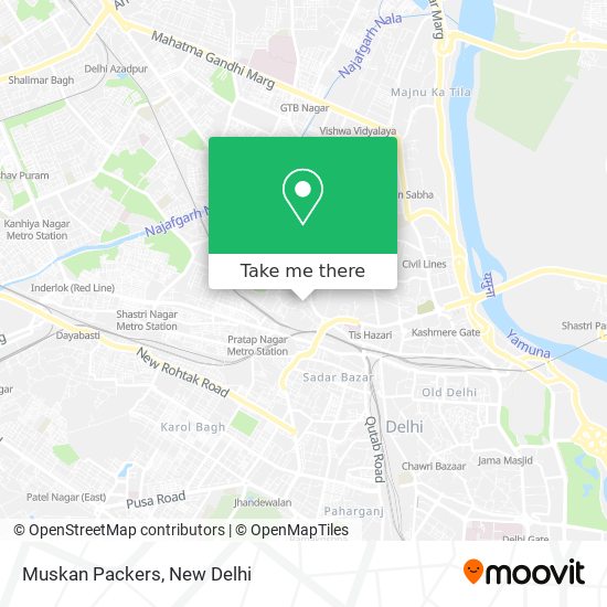 Muskan Packers map