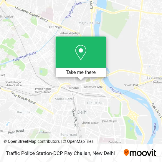 Taffic Police Station-DCP Pay Challan map