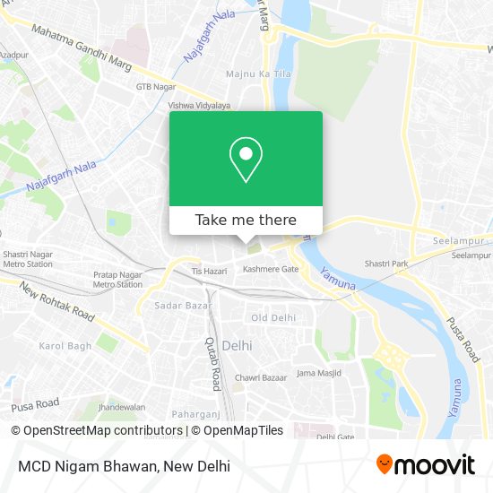 MCD Nigam Bhawan map