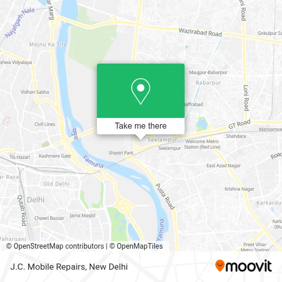 J.C. Mobile Repairs map