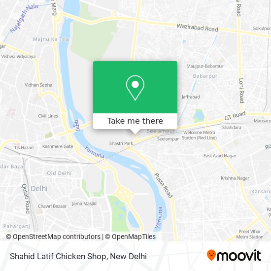 Shahid Latif Chicken Shop map