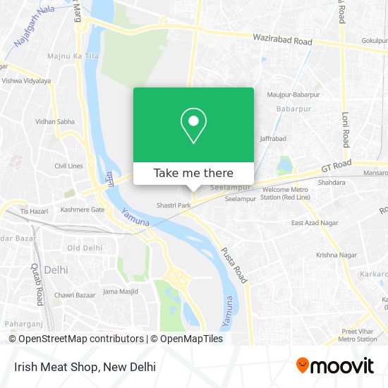 Irish Meat Shop map