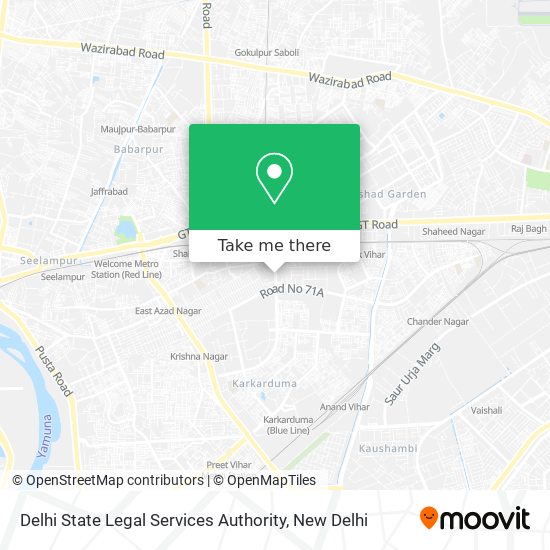 Delhi State Legal Services Authority map