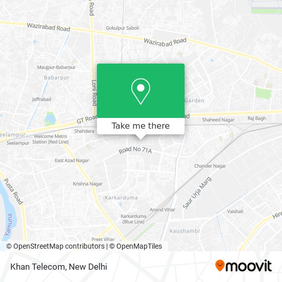 Khan Telecom map