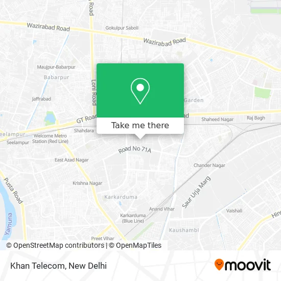 Khan Telecom map