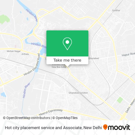 Hot city placement service and Associate map