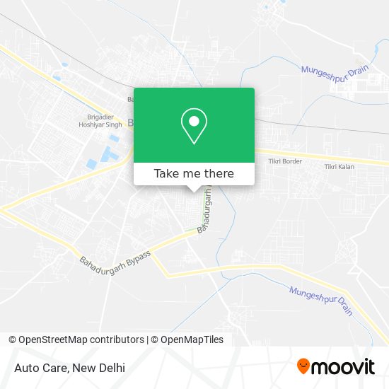 Auto Care map