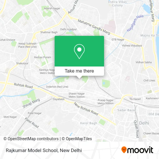 Rajkumar Model School map