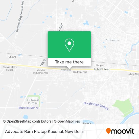Advocate Ram Pratap Kaushal map