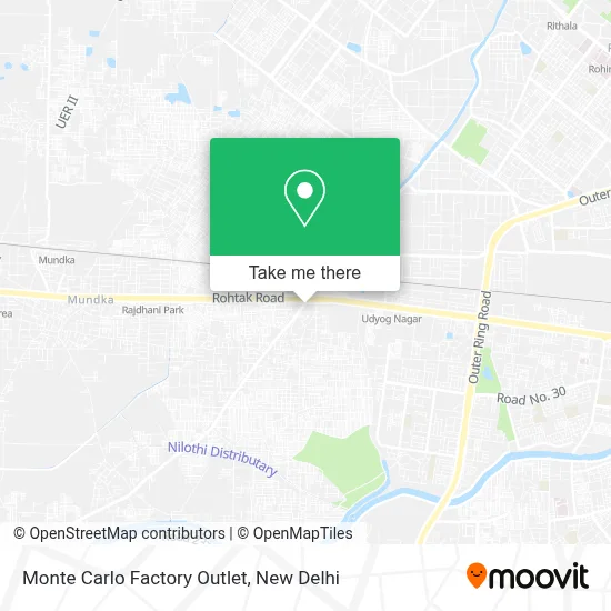 Monte Carlo Factory Outlet map