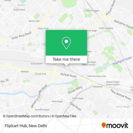 Flipkart Hub map