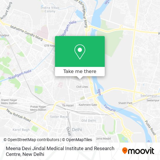 Meena Devi Jindal Medical Institute and Research Centre map