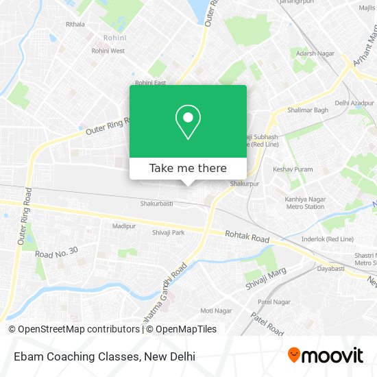 Ebam Coaching Classes map