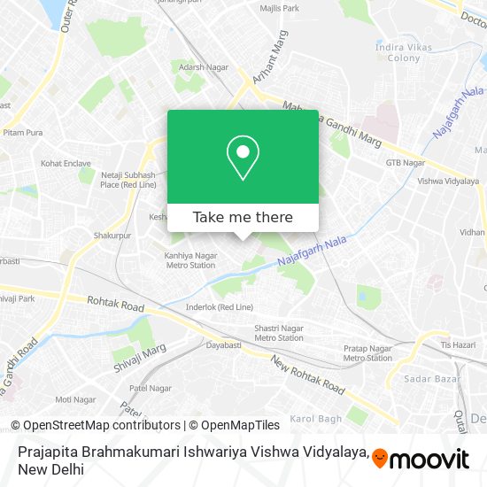 Prajapita Brahmakumari Ishwariya Vishwa Vidyalaya map