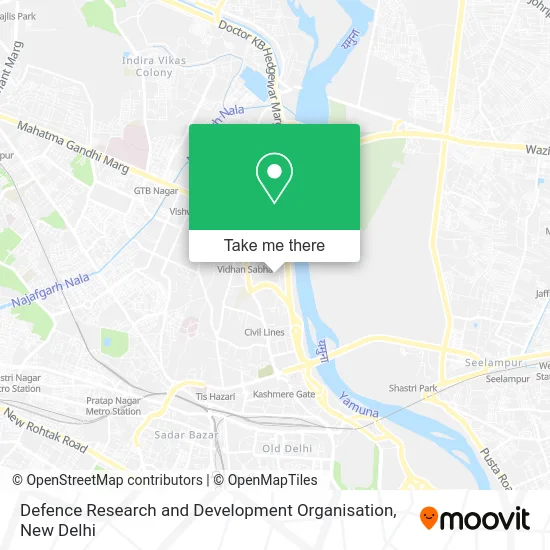 Defence Research and Development Organisation map