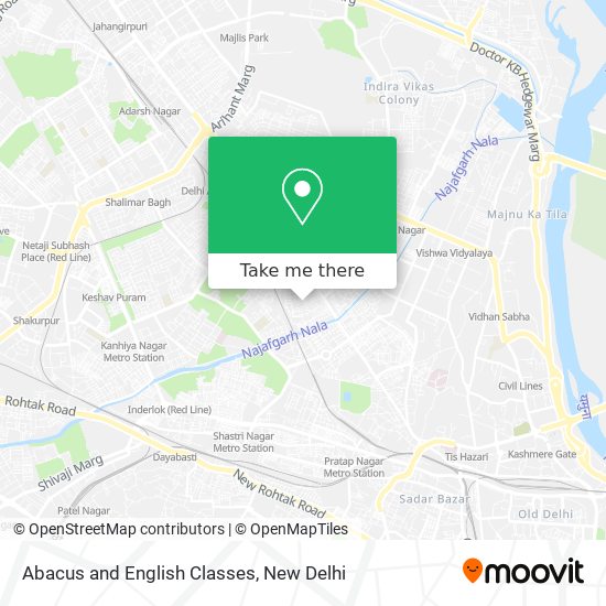 Abacus and English Classes map