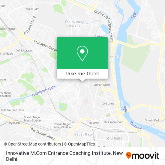 Innovative M.Com Entrance Coaching Institute map